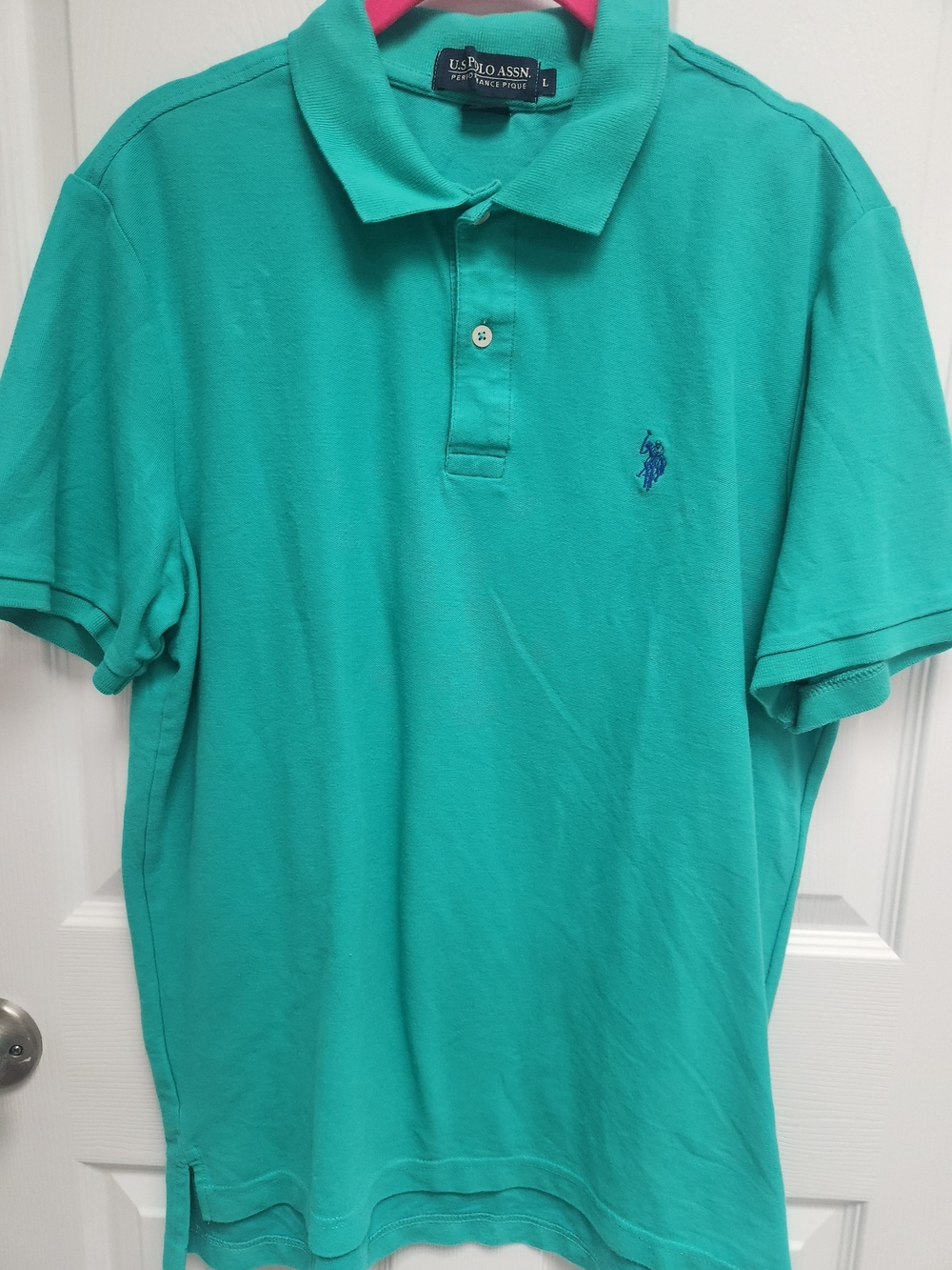 U.S. Polo Assn. Men’s Teal Polo Shirt